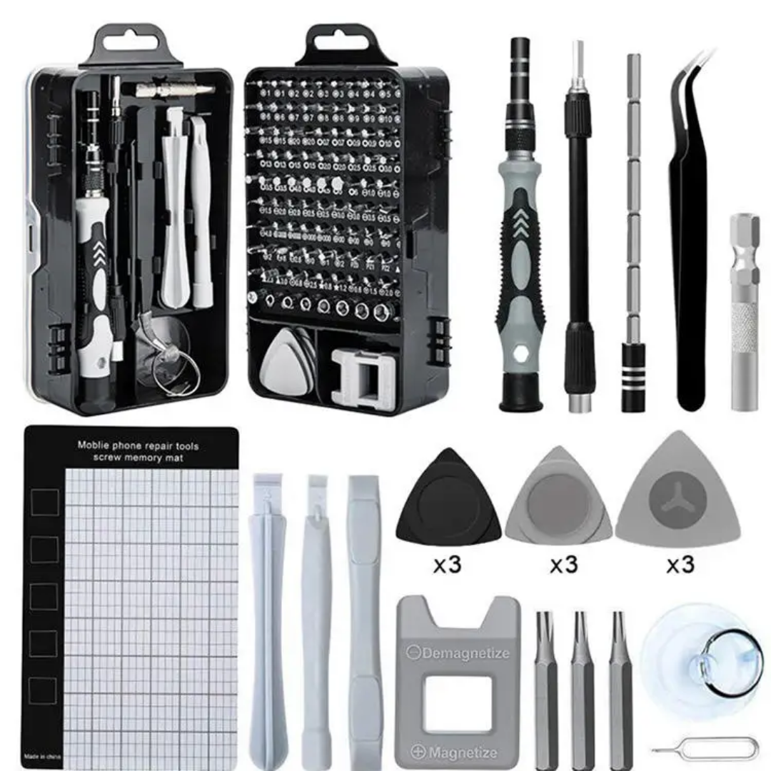 Kit complet de Tournevis 115 en 1